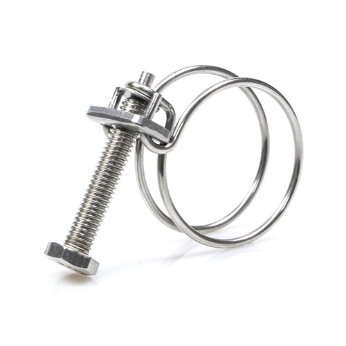 Doppeldraht Schlauchschellen - 304 Edelstahl, Teichrohr Koi Fisch Fitting Pumpe - Bild 3 von 5