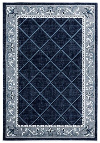 8x8 United Weavers Blue Geometric Diamonds 2050 10964 - Aprx 7' 10 x 7' 10" - Picture 1 of 2