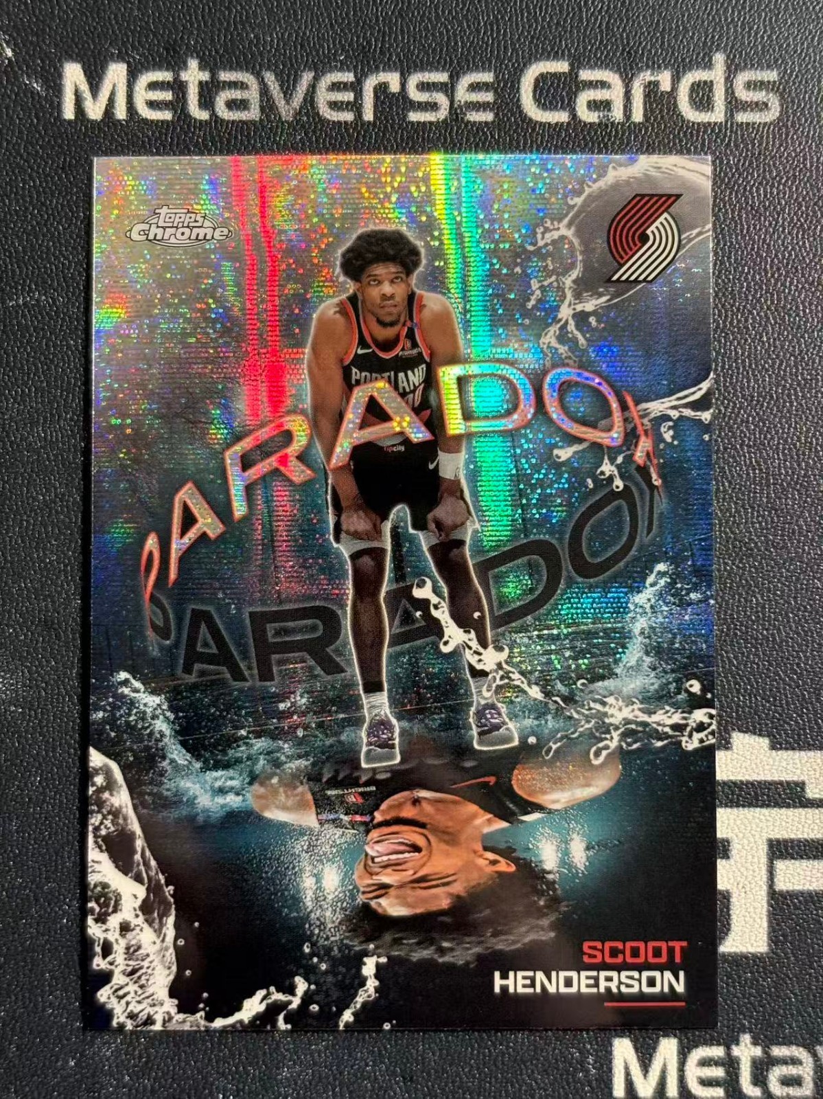 2025-26 Topps Chrome SSP Insert Paradox Scoot Henderson Case Hit #PX-19