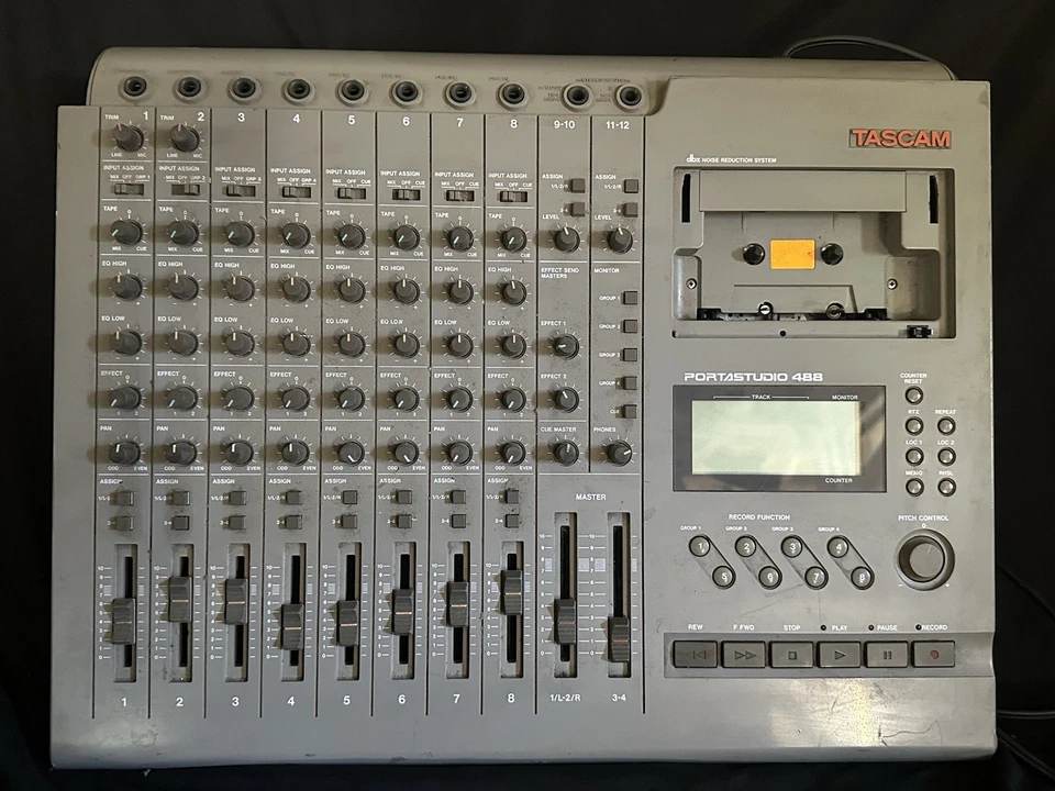 Tascam Portastudio 488 8-Track Cassette Recorder - Image 3 of 3