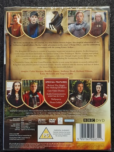 Merlin Volume 1 DVD (2008) 3 Disc Set - PAL UK [Region 2/4] New / Sealed - Bild 6 von 6