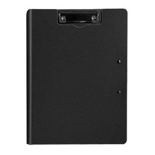 A4 Clipboard with Cover, Foldable Clipboard with Two Clips File Document Orga...
