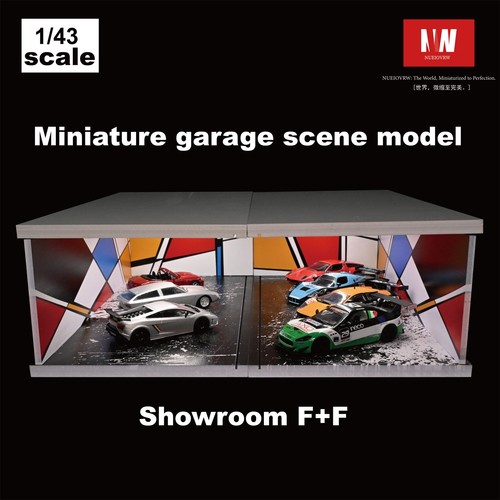 NW Diorama 1:64/43/18 Garage Model LED Multi-Unit Parking Lot Model Display Case - Picture 102 of 110