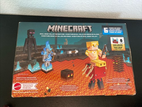 Mattel Minecraft Soul Sand Valley Adventure Pack Figures Sealed w/Exclusive Item - Picture 12 of 17