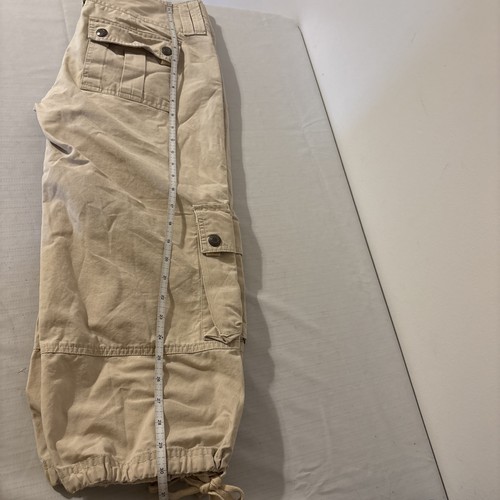 Abercrombie & Fitch Women’s Sz 6 Capri Cargo Pants Triple Snap Vintage Y2K 90’s - Picture 20 of 23