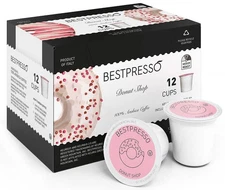 Bestpresso Coffee 96 Count Donut Shop Italian  K-Cup - Keurig 2.0 Compatible