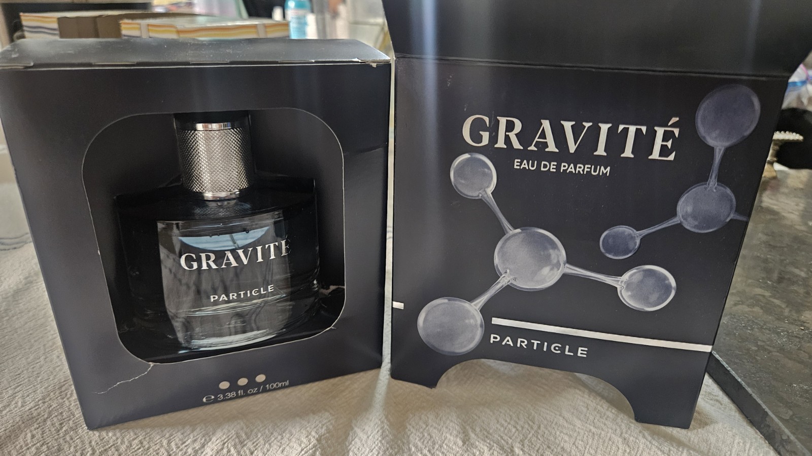 GRAVITÉ Particle Eau de Parfum 3.38oz (100ml) Men's Fragrance New Open Box
