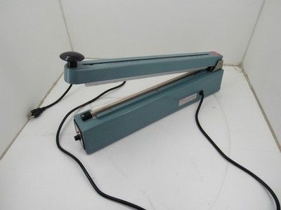 Uline H-963 16'' Impulse Poly Bag Sealer KF-400HC Missing Cutter