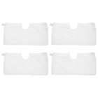  4pcs Steam Mop Replacement Pad - 12.58x7.07x0.20in Reusable Cleaning Supplies