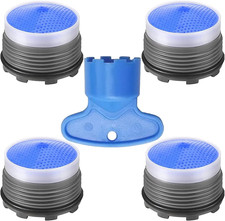 4PCS Faucet Aerator M18.5, Plug-In Faucet Aerator Faucet Restrictor Parts for K