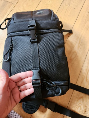 NEEWER Camera Bag With Multi Compartment Zip & Buckle Closure & Rain Cover Black - Picture 7 of 24