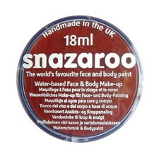 Snazaroo Face Paint - 18ml Brown - Rust Costume Accessory