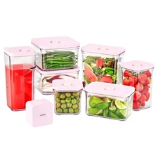 VAKUEN Premium Airtight Food Storage Containers ROSE 8P/SET, 6pcs Container, ...