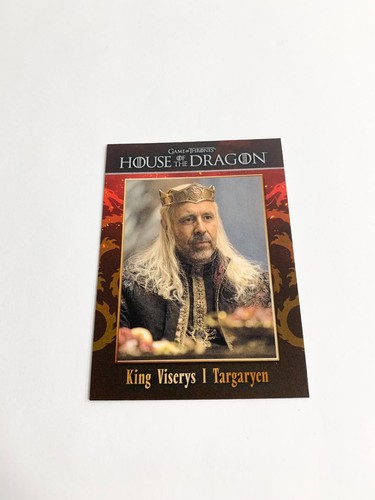 King Viserys Targaryen 2024 Rittenhouse House of the Dragon Season 1 Card # 31 - Picture 1 of 2