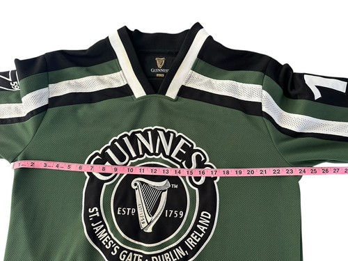 AUTHENTIC MADE BY GUINNESS HOCKEY JERSEY SIZE LARGE FULLY STITCHED SINCE 1759 - Picture 5 of 9
