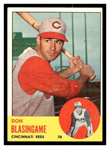 1963 Topps Baseball #518 Don Blasingame 63TBB