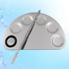  Artist Palette Drawing Tray Stainless Steel Color Mixing Pigment Plate