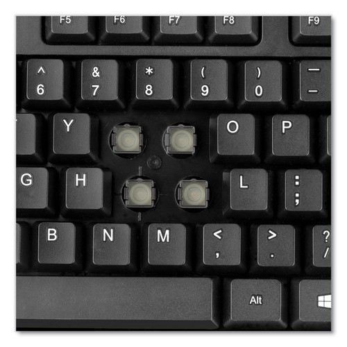Adesso WKB1320CB 2.4 GHz Antimicrobial Wireless Keyboard and Mouse - Black New - Picture 8 of 8