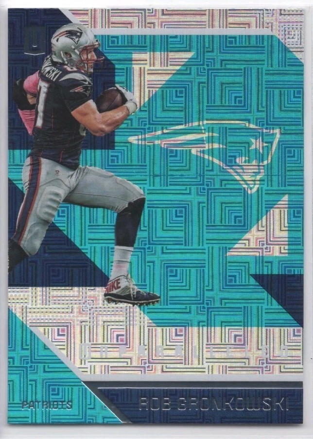 2016 Panini Unparalleled - Rob Gronkowski #93 Teal Mojo Patriots 