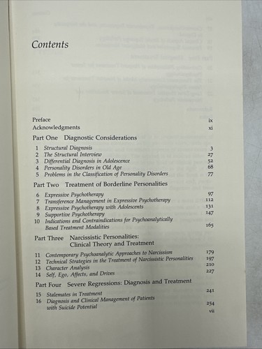 Severe Personality Disorders: Psychotherepeutic Strategies - Hardcover - GOOD - Picture 4 of 19