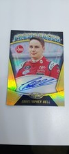2018 Panini Certified Racing- Fresh Faces Christopher Bell Gold /25 Rookie Auto