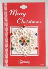 Roman Roman Christmas Jewelry Snowflake Pin - No Box 7714308