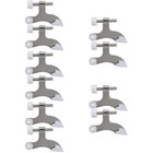  10 Stück Scharnierstift-Türstopper, verstellbarer Türstopper, robuster