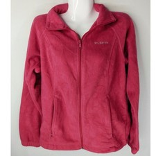 Columbia Pink Benton Springs Outdoor Winter Fleeces Jacket Outdoor Gorp Size S