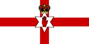 Northern Ireland Flag Self Adhesive Vinyl Sticker