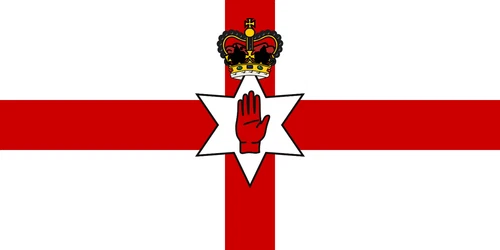 Northern Ireland Flag Self Adhesive Vinyl Sticker