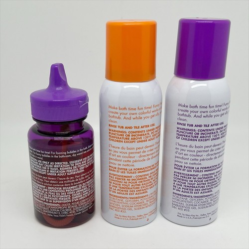 NEW Mary Kay Rub-A-Dub Kids Bubble Bath Funny Foam Set with Backpack - Picture 5 of 5