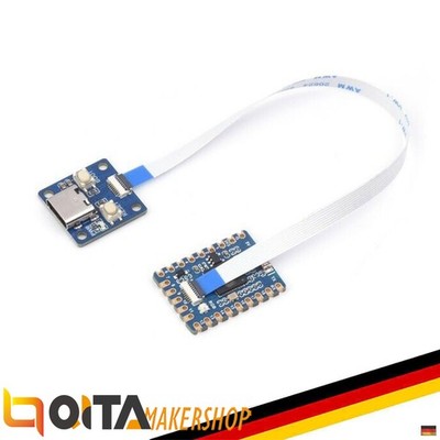 WaveShare ESP32-S3 Mini Entwicklungsboard Platine 240MHz mit USB-C Adapter Board
