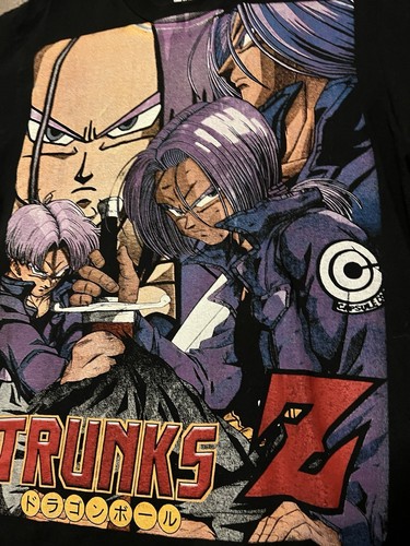 Camicia vintage Dragon Ball Z Trunks AOP Bootleg taglia XL - Foto 2 di 5