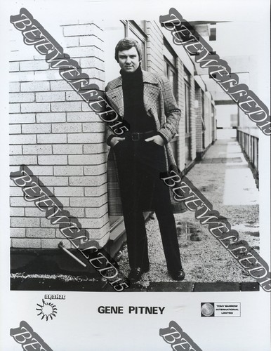 3x Large Original Promo Photos Of Pop Singer "Gene Pitney".1960's