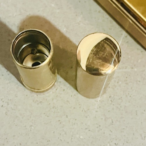 Vintage Elgin American Compact Purse Carryall Powder - Cigarette Case - Foto 11 di 15