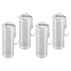 4pcs Tee Mesh Filter Edelstahl-Teeblattsiieb