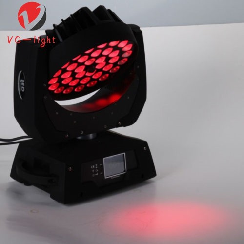 36x18W 6in1 Zoom LED Moving Head Stage Light RGBWA UV Wash Light for DJ 2PC+Case - Picture 3 of 12