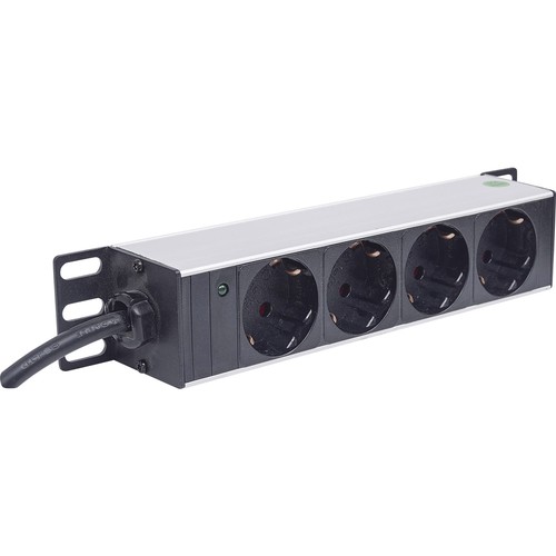 Intellinet 714020 10 Zoll Netzwerkschrank-Steckdosenleiste  inkl. 2 Metallhal... - Bild 1 von 3