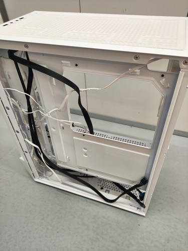 COQUE BLANCHE MI-TOUR AURA GC1 ELITE WH ATX - ABÎMÉE- - Photo 2/11
