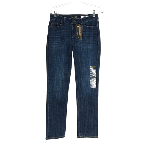 Lee Damen blau gerade Jeans-Größe 4P