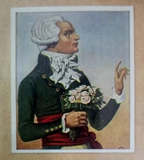 1934 Eckstein-Halpaus - Robespierre #99 - Greats of World History 