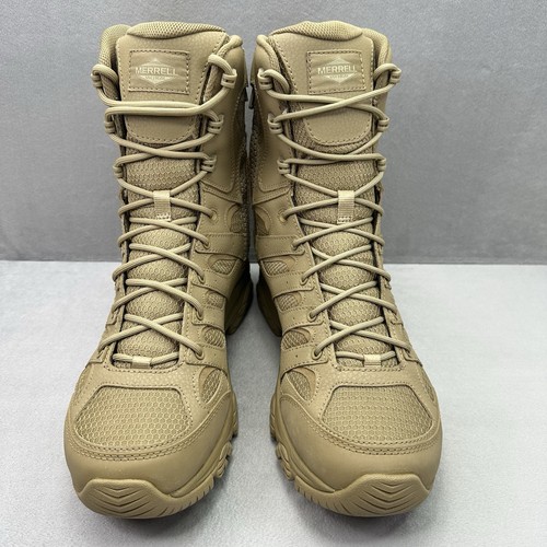 Merrell Moab 3 Tactical 8" Boots Men’s Size 10 Zip Waterproof Military J004107 - Picture 2 of 8