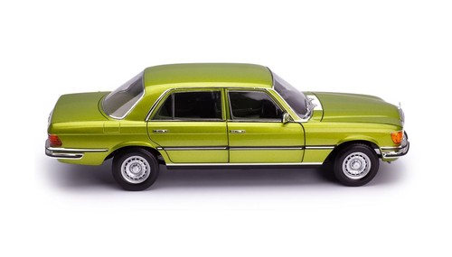 Mercedes-Benz 450 SEL W116 citrus green Diecast Scale Model 1:18 B66040683 NEW - Picture 9 of 11