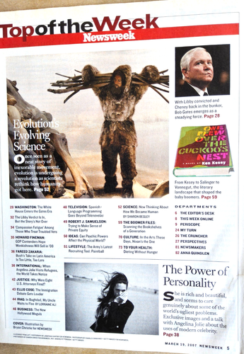 4 Vintage Mags Newsweek Evolution 2007, Time beging human 2006 - Bild 4 von 4