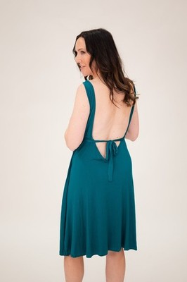 green emerald velvet dress Lark Maternity & Nursing Maxi Dress Ether / X-Small by Simple Wishes main image 1