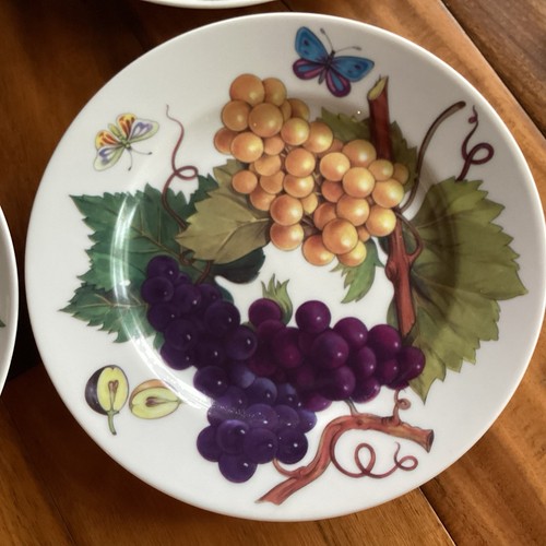 Email De Limoges Fruit Plates - Picture 4 of 6