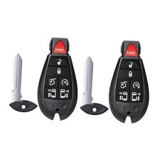 2Pcs M3N5WY783X Car Key Fob,for Dodge Grand Caravan;forChrysler 2x7 Buttons