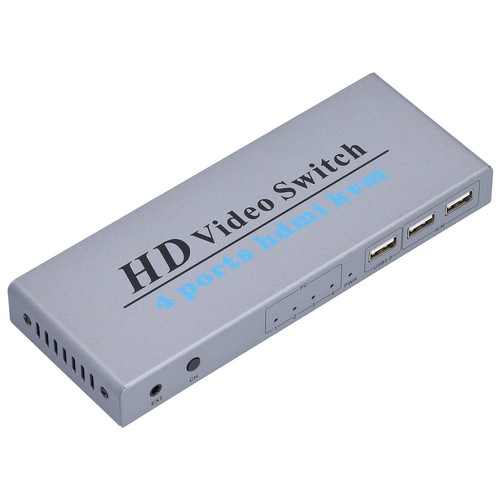 KVM Switch 4 Input 1 Output 4 Port High‑Definition Multimedia Interface Scree CB - Afbeelding 6 van 23