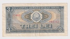 Romania 3 lei 1966 circulated p92