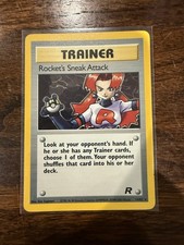 Rocket's Sneak Attack 16/82 Team Rocket Holo - LP/NM